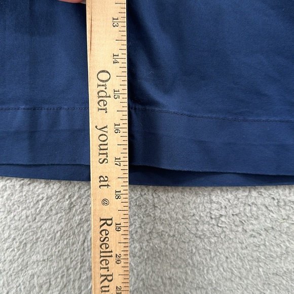 VINEYARD VINES by Shep & Ian  Navy Blue Cotton Twill Utility Skirt Size 8 - Picture 7 of 9
